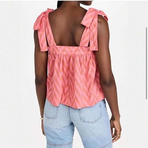 NEW Ulla Johnson Iris Tank Bougainvillea Pink Size 4 - Picture 3 of 8